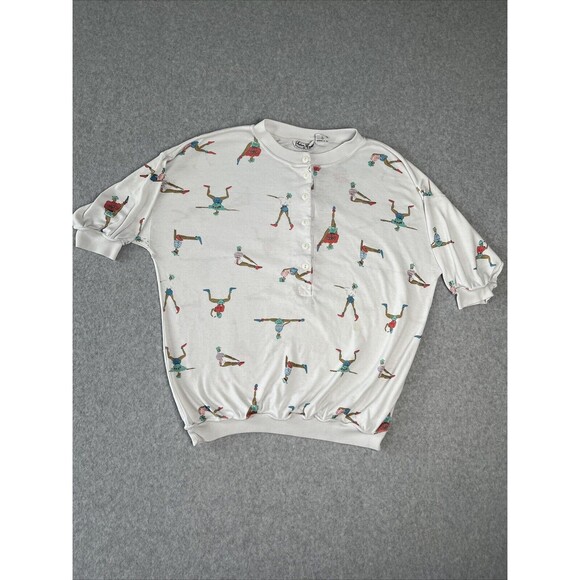 Vintage Andrew St. John Sweatshirt Exercise Jazzercize 1980’s 1990’s Medium Read - Picture 3 of 12